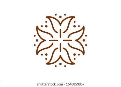 Creative leaf icon sign design. Template logo for any business like healthy organization, consultant, finance, hospital, investment corporate, resident company.