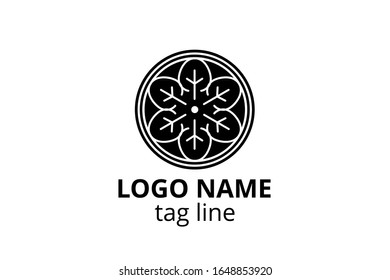 Creative leaf icon sign design. Template logo for any business like healthy organization, consultant, finance, hospital, investment corporate, resident company.