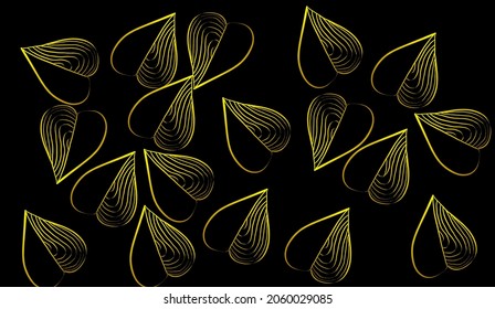 Creative leaf illustration for background