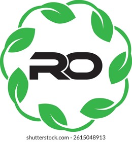 OR Creative leaf inspiration vector design template.