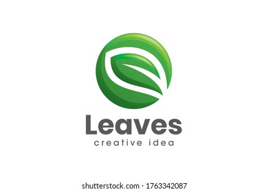Creative Leaf Logo Design Template Vector