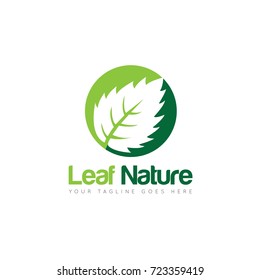 creative leaf logo design template