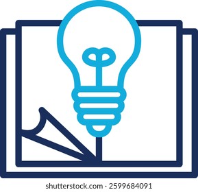 Creative Learning Icon Element For Design