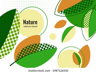 Kreative Blätter, Texturen der Punkte auf weißem Hintergrund. Sommerverkauf. Trendkunst für Cover, Poster, Internet, Seite, Soziales, Medien, Ankündigungen, Grußkarten, Postkarten Vektorgrafik