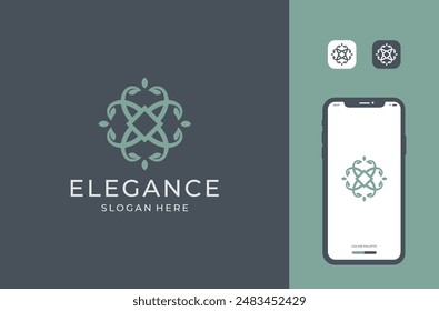 creative leaves logo premium design