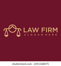 Creative legal pillar column logo design for lawfirm business