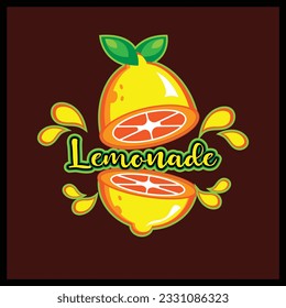 Creative lemonade logo design vector art template 