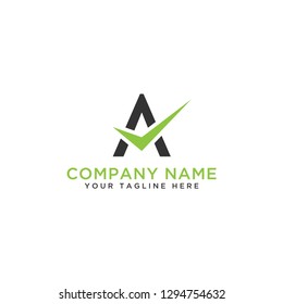 Creative letter A, Accounting Concept Logo Design Template - Vector