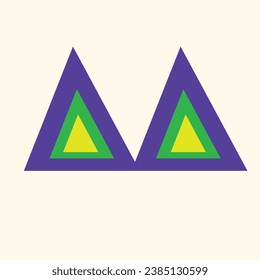 Letra creativa diseño de logotipo 