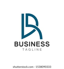 Creative letter AB logo. Abstract business logo design template