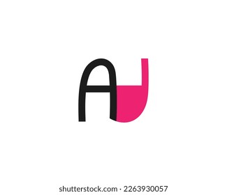 creative letter AD logo design vector template