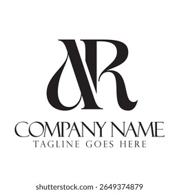 Creative letter AR or RA vector logo design concept for a business and a company identity