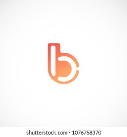 Creative letter b c designs vector