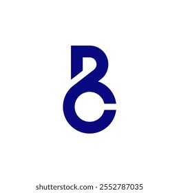 O design do logotipo "Creative Letter B and Letter C" combina duas letras poderosas e distintas em uma identidade visual coesa e dinâmica.