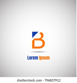 Creative letter B logo