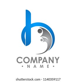 creative letter B logo. Abstract business logo design template. modern Letter B Logo template editable for your business