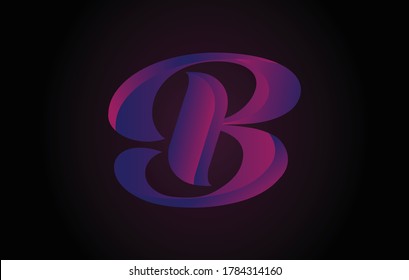 Creative Letter B Logo - Custom Alphabet Icon 