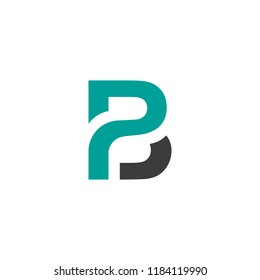 Creative letter b logo design vector template