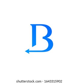 vector de diseño del logotipo de letra b