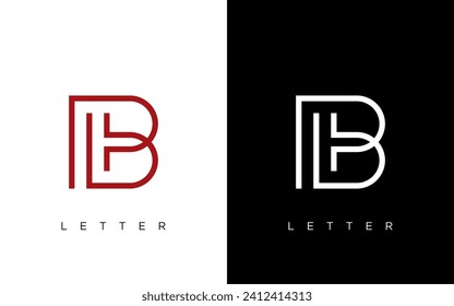 Symbol-Set für kreatives Buchstabe B. Design für Geschäfte von Luxus, elegant, einfach.