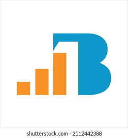 Creative Letter B Logo Vector. Business And Financial Company Logo Template Illustrations