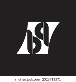 Creative letter b or q modern branding logo design, b or q lowercase letter and stylish logo concept