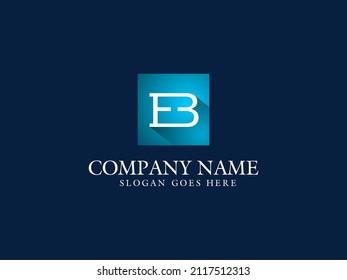 logotipo fuerte de letra creativa B