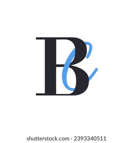 Creative Letter BC Logo Design. Abstract Initial B and C logo, usable for branding and business logo