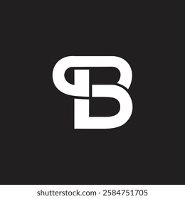 Creative letter BS or SB logo design vector template illustration and branding business identity unique and elegant logo design idea.