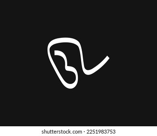 Creative Letter BZ Initial Logo Template Vector