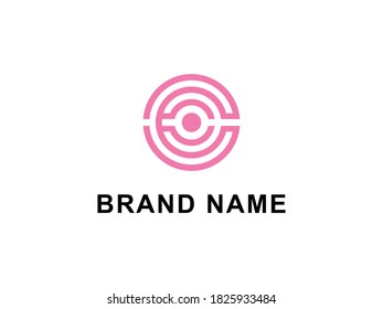 Creative letter C logo, business template vector icon.