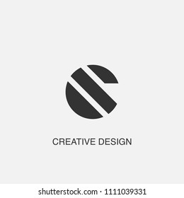 Creative letter c logo design vector template