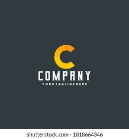 Creative letter c logo design vector