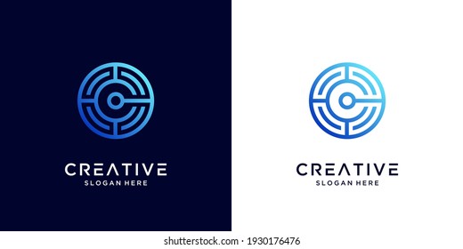 Creative Letter C logo design inspiration