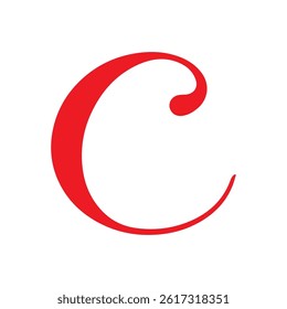 Creative letter C logo design graphic