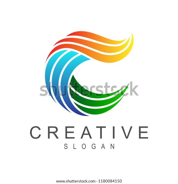 Creative Letter C Logo Design Template Stock Vector Royalty Free