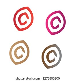 Creative - Letter C Logo useful, editable. And printable Perfect for use in a wide range of new media templates: Web Marketing Agency, Social Media Services Showcase, Online Marketing Apps, and Web.
