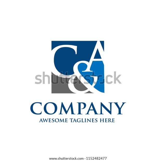 creative letter\
c and a square vector logo\
concept
