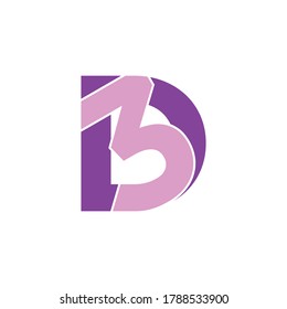 creative letter d 3 logo vector