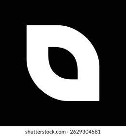 Creative letter D logo design vector template