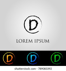 Creative Letter D Logo design vector illustration