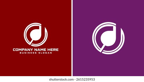 Creative letter d logo symbol