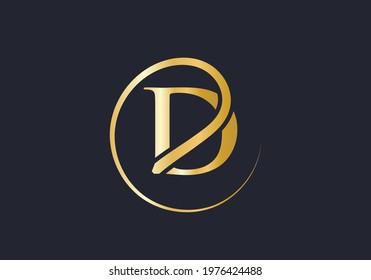 Creative letter D luxury concept. Modern D Logo Design for business and company identity