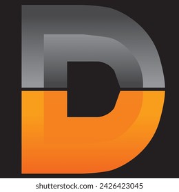 Creative letter D vector or T-Shirt Design