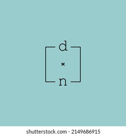 creative letter DN logo design concept for sale in high quality professional design.