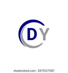 Creative Letter DY Logo Design Vector. Creative Letter DY Logo Design Vector 