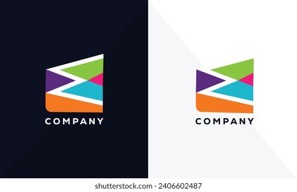 Creative letter e a f l s t logo for business  logistics, medical, nature, dental, fishing, charity real estate and more