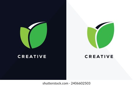 Creative letter e a f l s t logo for business  logistics, medical, nature, dental, fishing, charity real estate and more