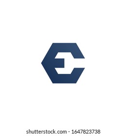 creative letter e logo design