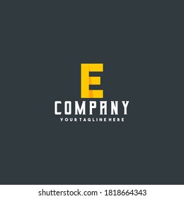 Creative Letter E Logo Design Vector Stock Vector (Royalty Free ...